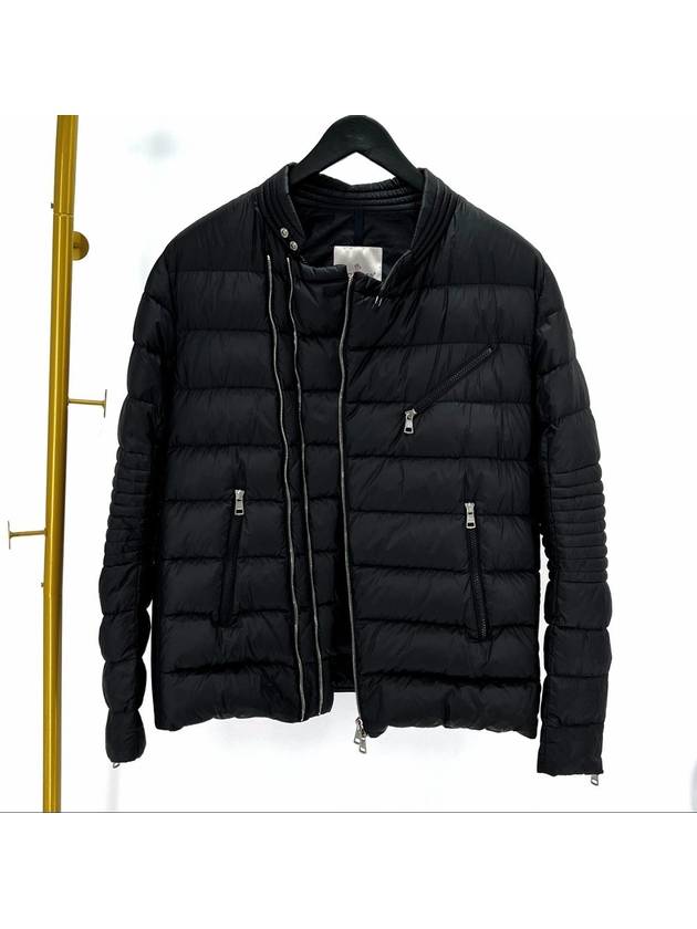 Black Waffen Rider Padded Jacket Size 5 - MONCLER - BALAAN 4