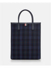 Thom Browne Vertical Tote Bag in Tartan Flannel MAG370AF0437996 B0030755875 - THOM BROWNE - BALAAN 1