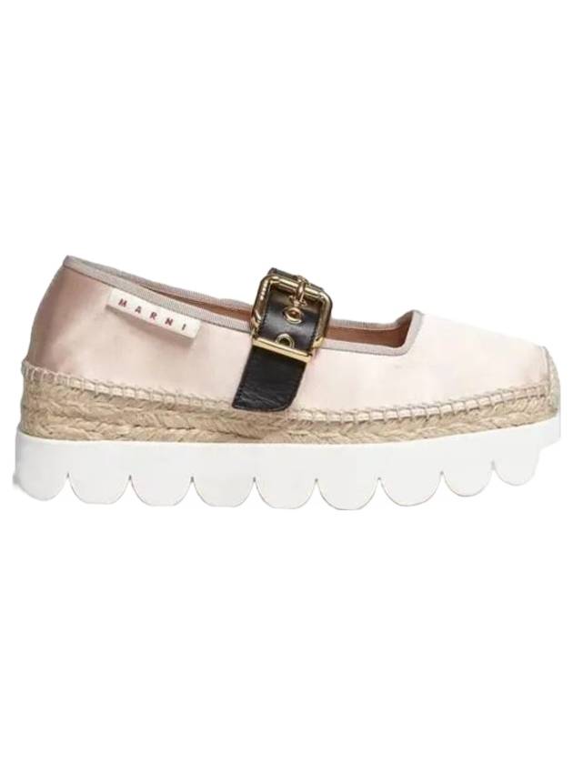 Women's Satin Petal Espadrilles Pink - MARNI - BALAAN 1