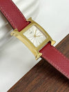 Gold H Hour Quartz Red Women s WatchHH1 201 2VHEC23616 - HERMES - BALAAN 4