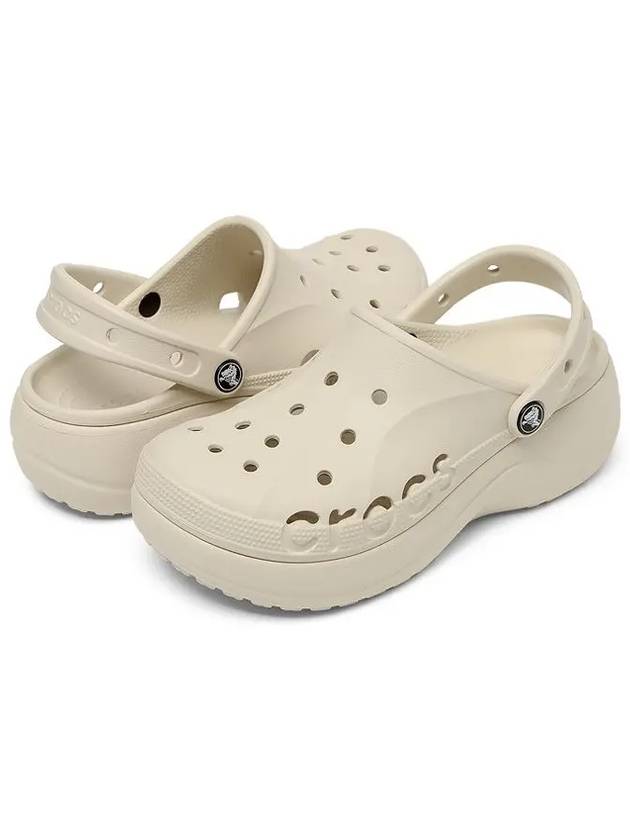 Clog Baya Platform Women s Sandals Winter White Beige Series 208186 11S - CROCS - BALAAN 5