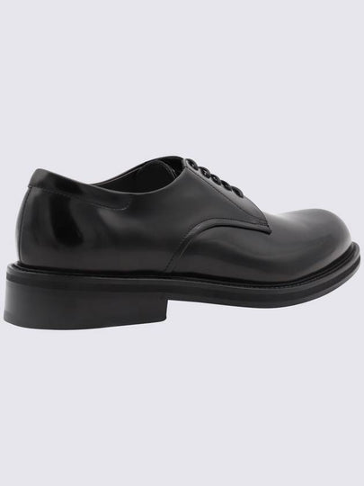 Canali Black Leather Lace Up Shoes - CANALI - BALAAN 2