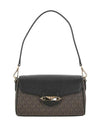 Fleur Small Logo Color Block Cross Bag Brown - MICHAEL KORS - BALAAN 1