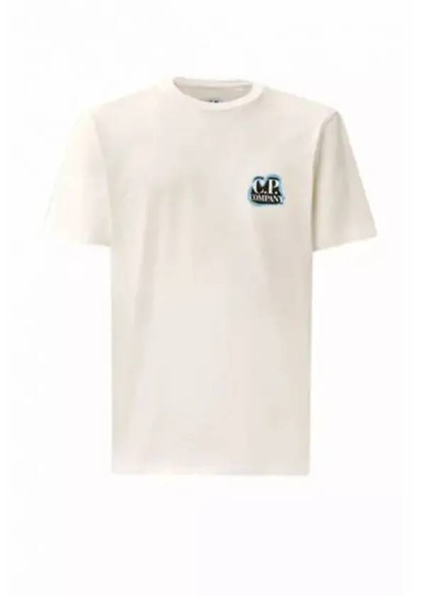 24/1 Jersey Artisanal British Sailor Short Sleeve T-Shirt White - CP COMPANY - BALAAN 2