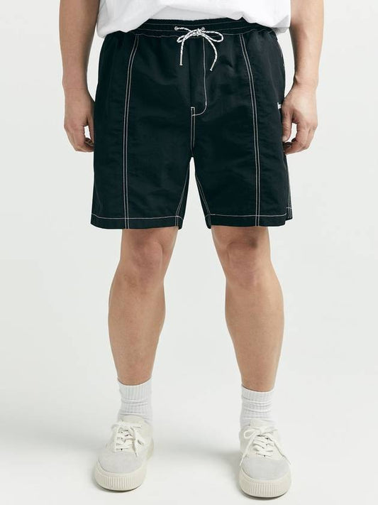 Beachside stitch shorts black - BOOVOOM - BALAAN 2