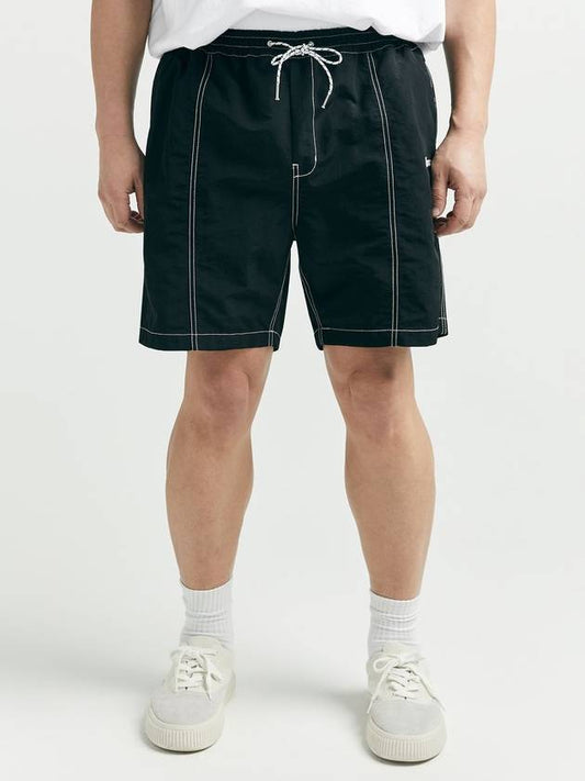 Beachside stitch shorts black - BOOVOOM - BALAAN 2