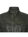 Italian mock neck pocket point sheepskin jacket ALJP125 - IKALOOOK - BALAAN 7