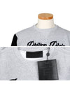 HM632449 000 1046 Melange Gray Black Patch Sweatshirt - PHILIPP PLEIN - BALAAN 4