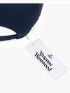 Embroidered ORB Logo Classic Ball Cap Navy - VIVIENNE WESTWOOD - BALAAN 5