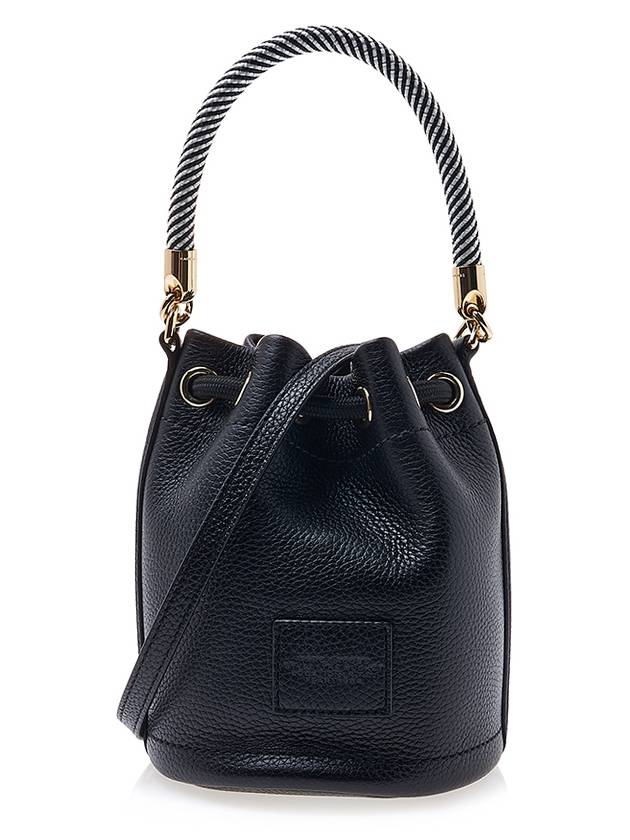 Micro Leather Mini Bucket Bag Black - MARC JACOBS - BALAAN 4