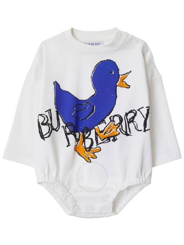 Burberry Logo-Print Cotton Top, Size 12M - BURBERRY - BALAAN 1