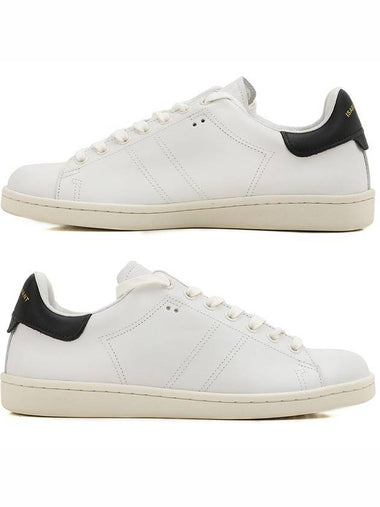 11Th Anniversary Bart Leather Low Top Sneakers White - ISABEL MARANT - BALAAN 1