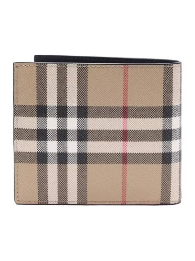 Vintage Check Logo Bifold Wallet Archive Beige - BURBERRY - BALAAN 3