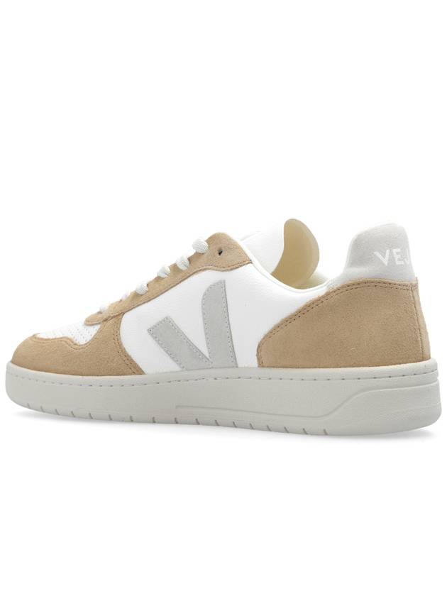 Veja ‘V-10 Chromefree Leather’ Sneakers, Men's, White - VEJA - BALAAN 5