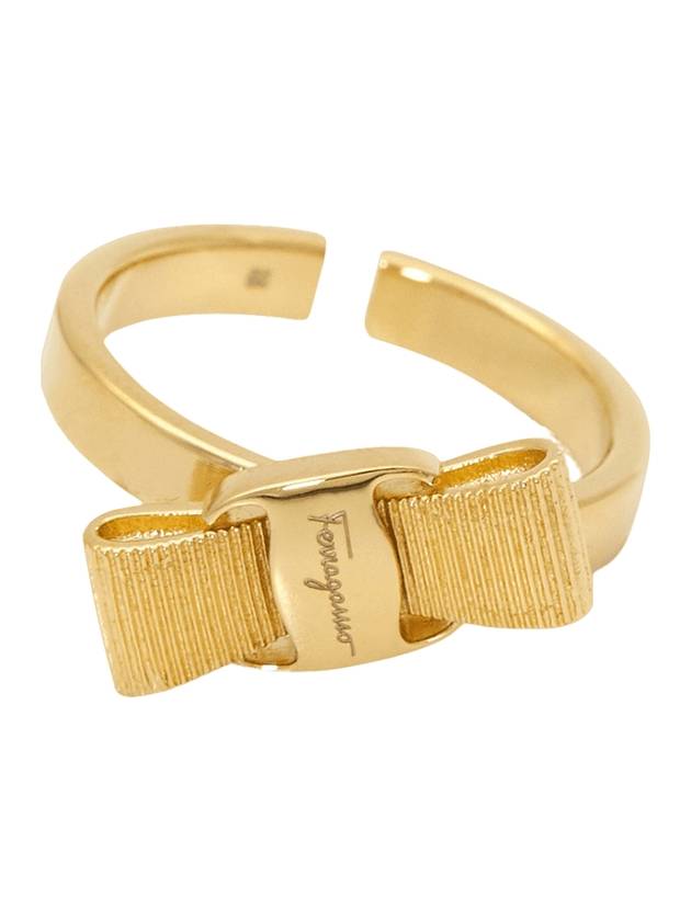 Vara Bow Polished Ring Gold - SALVATORE FERRAGAMO - BALAAN 1