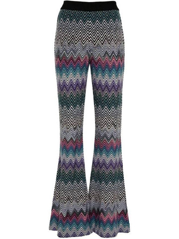 Missoni Zigzag Pattern Flared Trousers - MISSONI - BALAAN 1