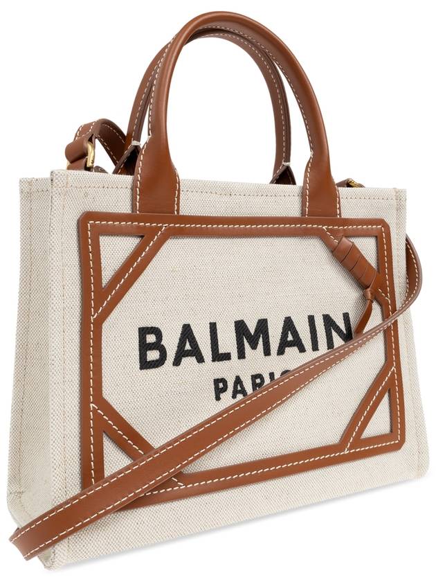 Balmain Shoulder Bag With Logo, Women's, Cream - BALMAIN - BALAAN 4