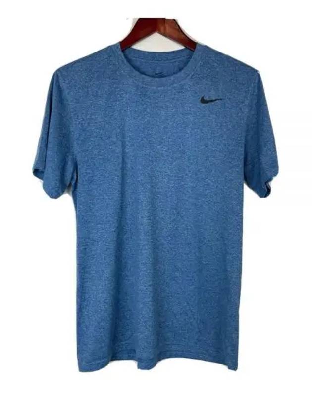 Legend Crossdye Short Sleeve T-Shirt Blue - NIKE - BALAAN 2