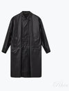 Boxy Rain Coat Ash Black - LEMAIRE - BALAAN 2