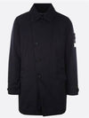 David TC Logo Patch Jacket Navy - STONE ISLAND - BALAAN 7