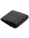 Men's Intrecciato Half Wallet Brown - BOTTEGA VENETA - BALAAN 5