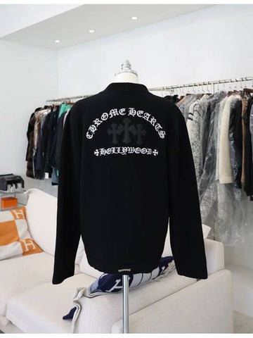 Cemetery Cashmere Cardigan Black L - CHROME HEARTS - BALAAN 1