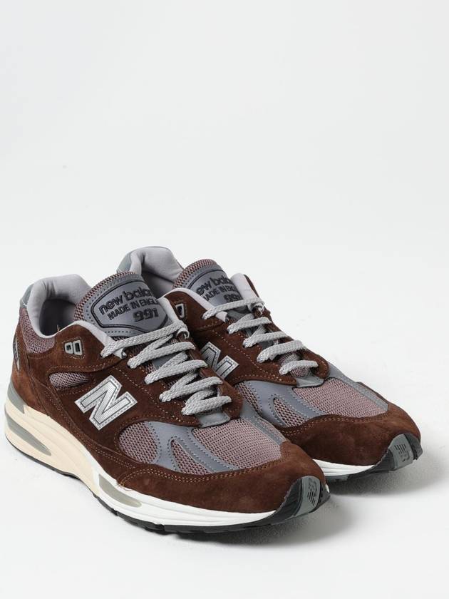 991V2 Low-Top Sneakers Brown - NEW BALANCE - BALAAN 3