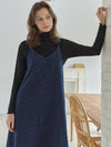 Small Dot Sleeveless Layered Dress NAVY - AVANT-G - BALAAN 4