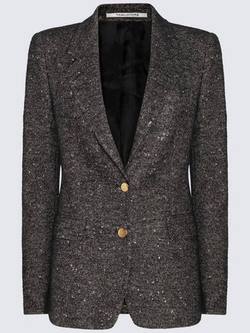 Tagliatore Black Wool Blazer - TAGLIATORE - BALAAN 1