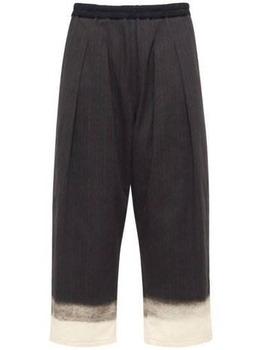 Heritage Pin Straight Print Straight Pants Dark Gray - MAISON MARGIELA - BALAAN 1