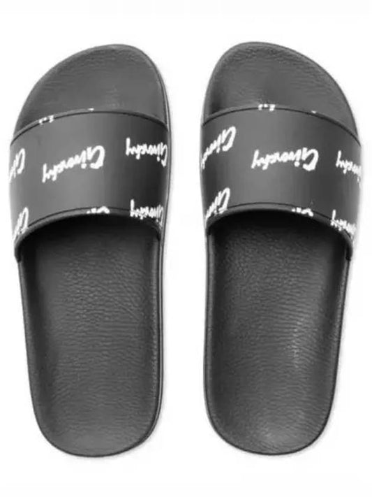 All Over Print Flat Slippers Black - GIVENCHY - BALAAN 2