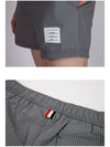 Striped Seersucker Swim Shorts Grey - THOM BROWNE - BALAAN 6