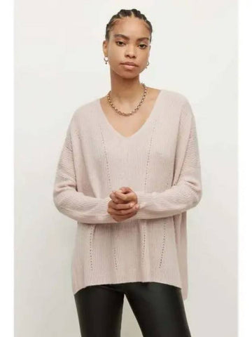 Roda V neck knit WK090X 7774 light pink - ALLSAINTS - BALAAN 1