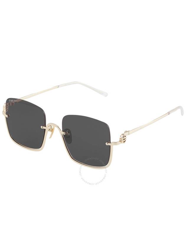 Eyewear Logo Sunglasses Gold - GUCCI - BALAAN 4