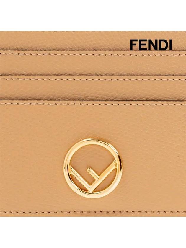 Signature Logo Card Wallet Beige - FENDI - BALAAN 5