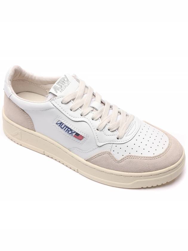 Medalist Suede Low Top Sneakers White - AUTRY - BALAAN 4