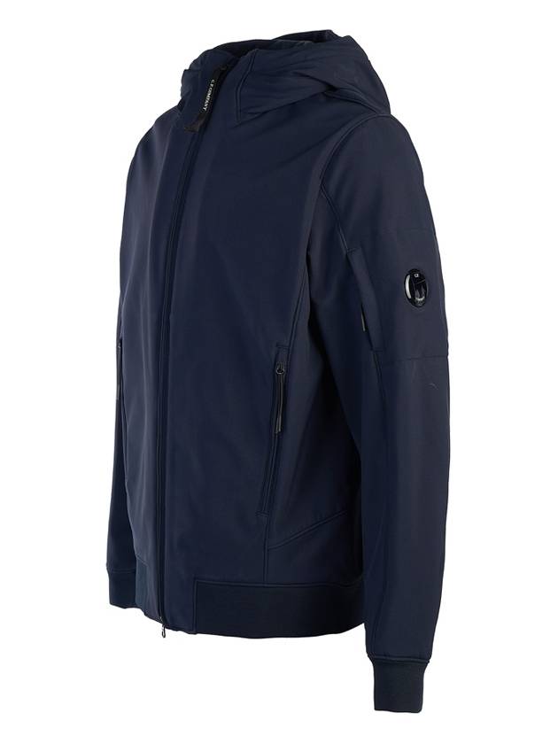 Lens Wappen Patch Zip Up Hoodie Navy - CP COMPANY - BALAAN 3