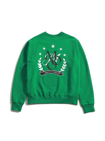 Overfit Willow Logo Sweatshirt Green - MOO - BALAAN 2