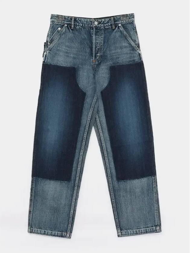 Denim Straight Jeans Blue - DIOR - BALAAN 4