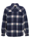 Kervon Check Shirt Jacket Faded Night - ISABEL MARANT - BALAAN 3