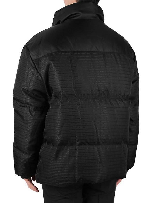 Medium-Length Re-Nylon Reversible Down Padded Jacket Black - PRADA - BALAAN 9