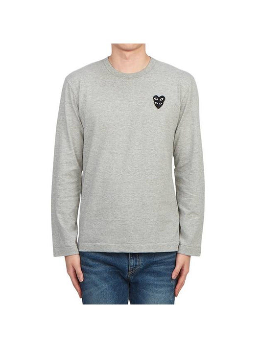 Double Heart Men's Long Sleeve T-Shirt AZ T300 051 1 - COMME DES GARCONS - BALAAN 1