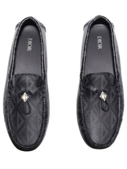 CD Diamond Drawstring Loafers Black - DIOR - BALAAN 2