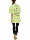 Barcode Logo Play Short Sleeve T-Shirt Neon - VETEMENTS - BALAAN 4