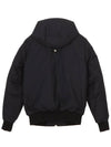 Ballistic Hooded Down Bomber Padding Navy - MOOSE KNUCKLES - BALAAN 3