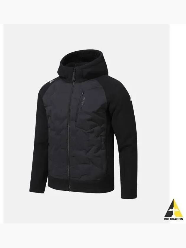 Brushed Hybrid Fleece Jacket Black SP423TKTO3 - DESCENTE - BALAAN 1