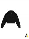 Le Sweatshirt Gros Grain Cotton Hoodie Black - JACQUEMUS - BALAAN 2