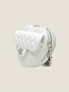 CC logo gold lambskin chain heart cross bag white - CHANEL - BALAAN 4