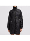 1C00005 597R1 999 ADHEMAR Black Neck Collar Hooded Windbreaker Jacket - MONCLER - BALAAN 2