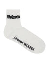 Graffiti Logo Intarsia Socks White - ALEXANDER MCQUEEN - BALAAN 1